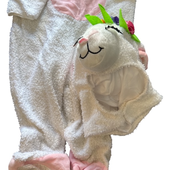 Lovable Lamb Infant Costume Spirit Halloween Baby White Sheep 12-18 Months - Picture 4 of 7